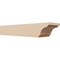 Ekena Millwork 6in. W x 4in. H x 24in. L Pescadero Woodgrain TimberThane Rafter Tail, Primed Tan RFTUR06X04X24PECRCPR - alternate 1